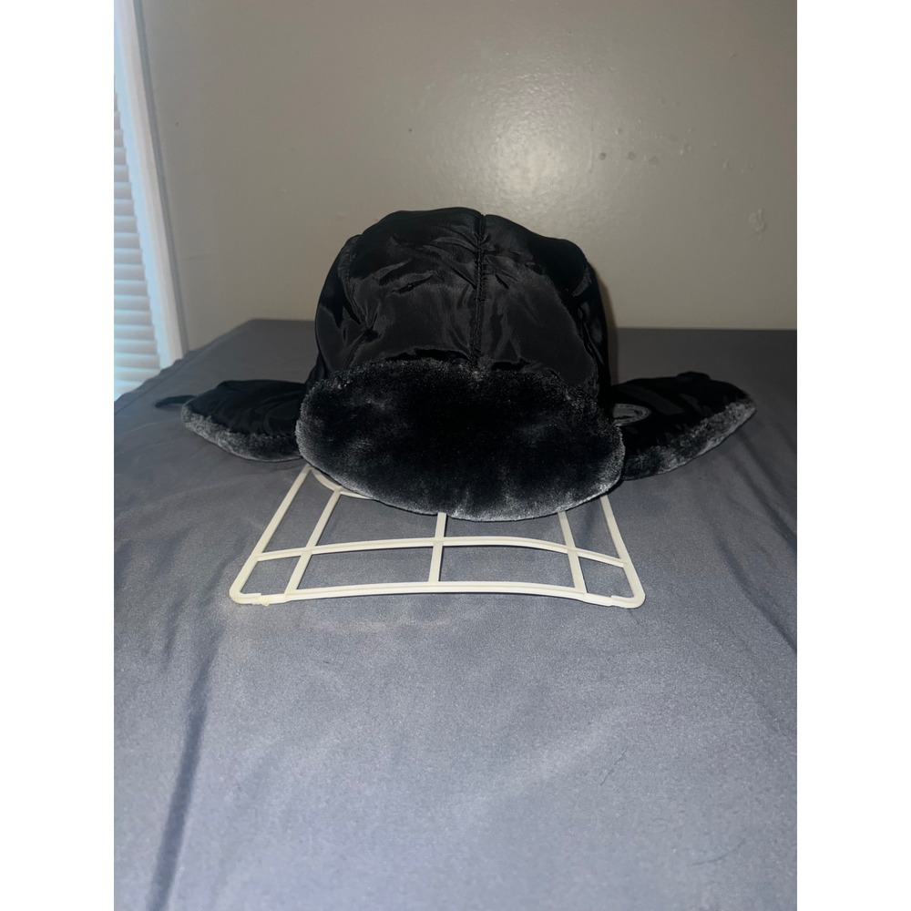 Canada Weather Gear Trapper Hat Womens OS Black Excellent Faux Fur Ushanka
